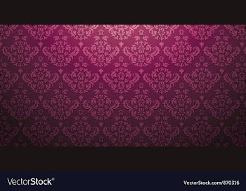 Damask web banner vector image