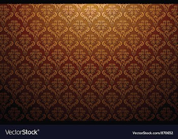 Damask web banner vector image