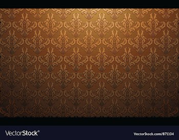 Damask web banner vector image