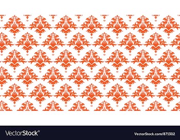 Damask web banner vector image