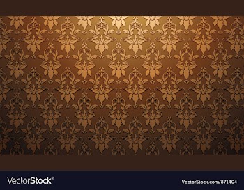 Damask web banner vector image