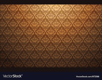 Damask web banner vector image