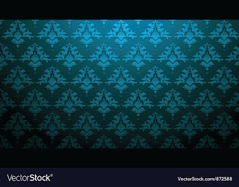 Damask web banner vector image