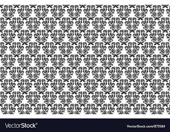Damask web banner vector image