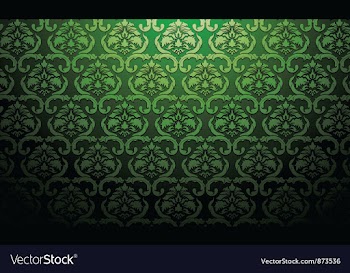 Damask web banner vector image