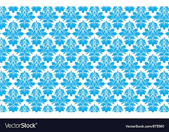 Damask web banner vector image