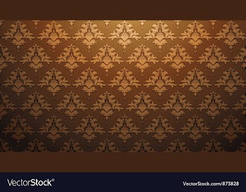 Damask web banner vector image