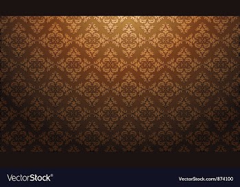 Damask web banner vector image