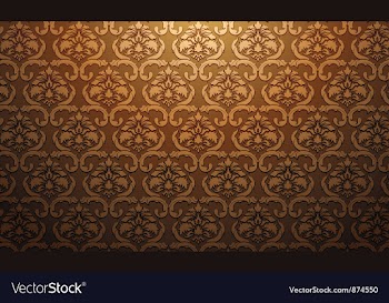 Damask web banner vector image