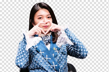 DAMI DREAMCATCHER , woman doing heart sign transparent background PNG clipart