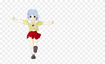 Dance, Boy, Soccer, Girl, Person, Cartoon, Little, - Walking Girl
