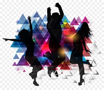 Dance Graphic design - Fashion dancing silhouette figures vector 