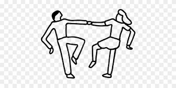 Dance Party Ballet Dancer Nightclub - Easy People Dancing Drawing