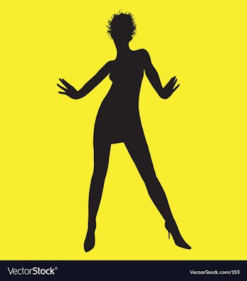 Dance pose vector image