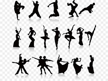 Dance Silhouette Poster - Dance silhouette vector 