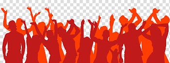 Dance studio Music Salsa Line dance, crowd transparent background PNG clipart