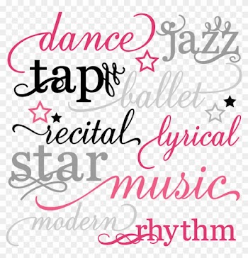 Dance Words Set Svg Scrapbook Title Dance Svg Files - Dance Svg Files