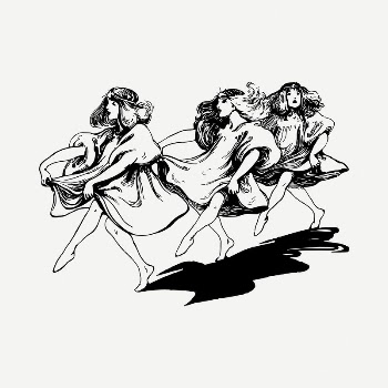 Dancer drawing, vintage illustration psd. | Free PSD - rawpixel