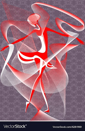 Dancer vector image