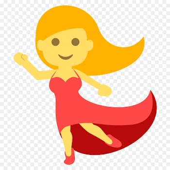 Dancing Emoji Dance Sticker Emoticon - svg 