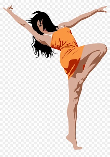 Dancing Girl - Dancing Girl Clipart