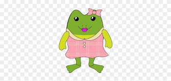 Dancing Girl Frog - Girl Frog Cartoon