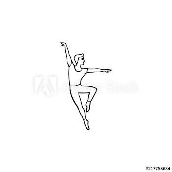 Dancing man hand drawn outline doodle icon
