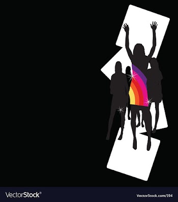 Dancing vector image