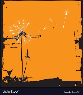 Dandelion illustration vector image