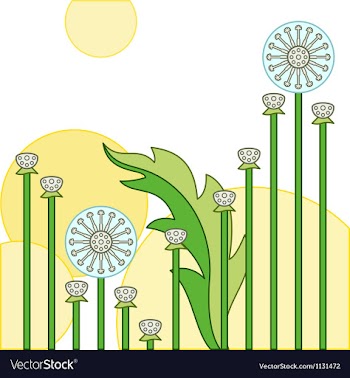 Dandelion vector image