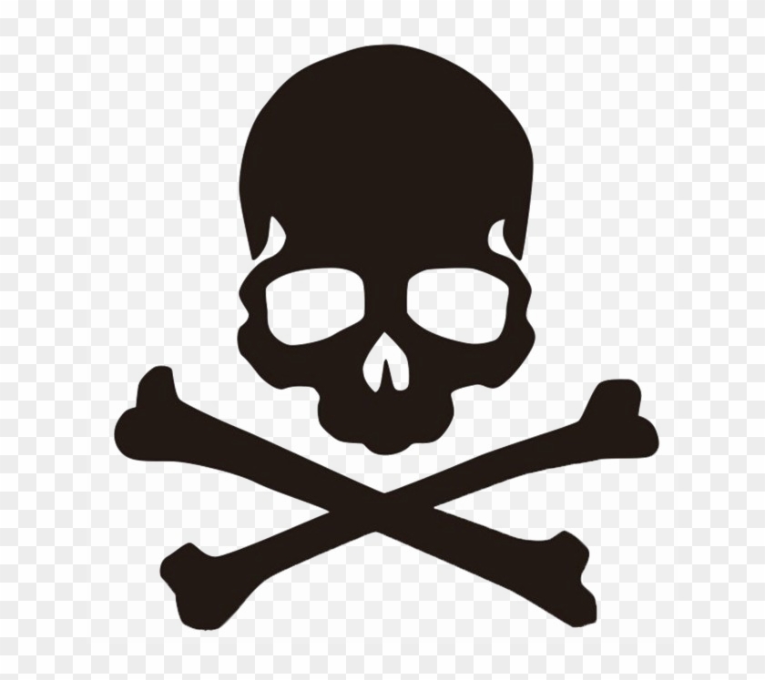 Danger Sign Png Photos - Simple Skull And Crossbones