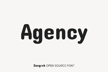 Dangrek open source font by Danh | Free Font Add-on - rawpixel