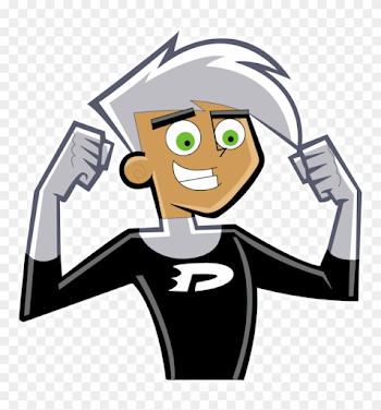 Dannyphantom Sticker - Danny Phantom Png, Transparent Png ...