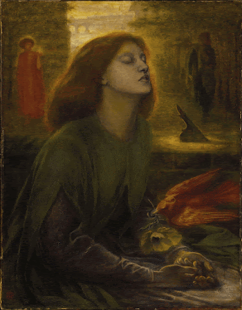 Dante Gabriel Rossetti - Beata | Free Photo - rawpixel