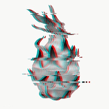 Dargonfruit glitch style sticker overlay | Free  transparent png - 2342650