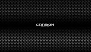 Dark abstract carbon fiber background Free Vector
