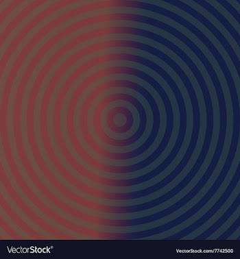 Dark background design with concentric circles vector image