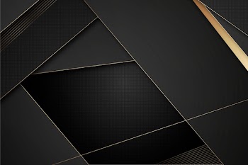 Dark background with golden details theme Free Vector