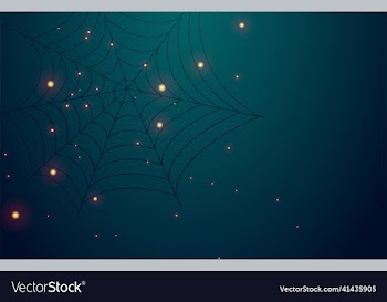 dark background with light and cobwebs