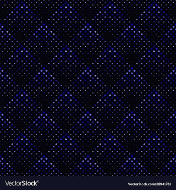 Dark blue abstract geometrical square pattern vector image
