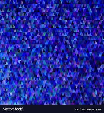 Dark blue abstract gradient geometrical triangle vector image