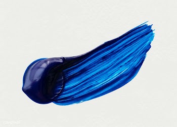 Dark blue brush stroke | Free stock vector - 581929