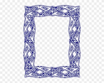 Dark Blue Clipart Frame - Frame Outline