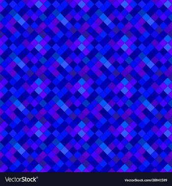 Dark blue geometrical diagonal square pattern vector image