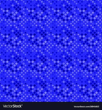 Dark blue geometrical diagonal square pattern vector image