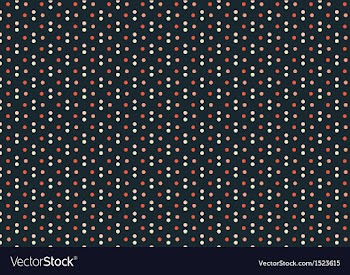 Dark Blue Multi-Color Polka Dots Seamless Pattern vector image