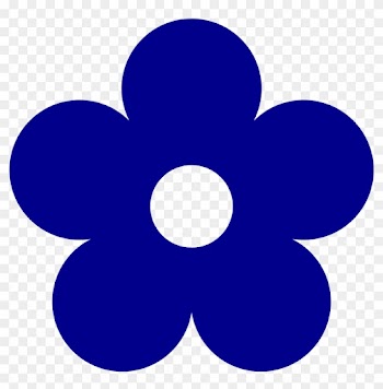 Dark Blue Rose Clipart Clip Art Library - Dark Blue Flower Clipart