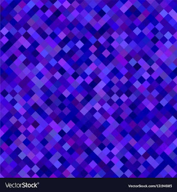Dark blue square pattern background design vector image