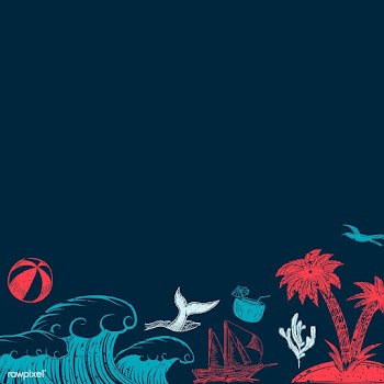 Dark blue summer background | Free stock vector - 580262