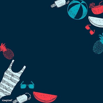 Dark blue summer background | Free stock vector - 580264